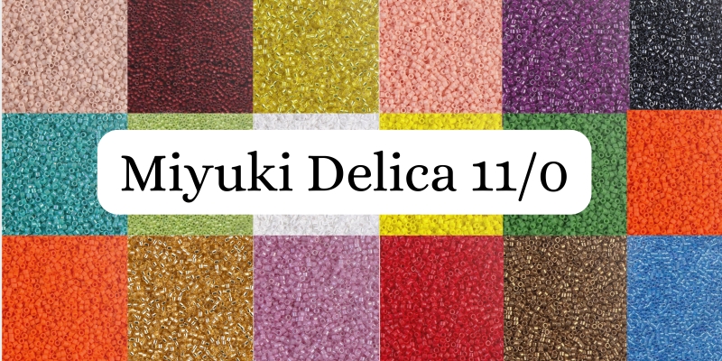 Miyuki Delicas in vielen Farben